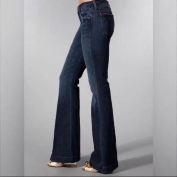 Citizens‎ of Humanity Runaway Jeans 30 Low Waist Full Leg Dark Wash Denim - Picture 1 of 12